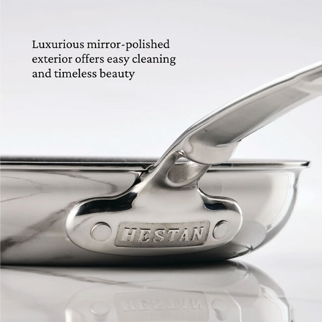 Hestan ProBond® Luxe™ Polished Clad Stainless Steel 8.5” Skillet
