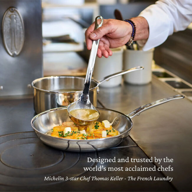 Hestan ProBond® Luxe™ Polished Clad Stainless Steel 11” Skillet