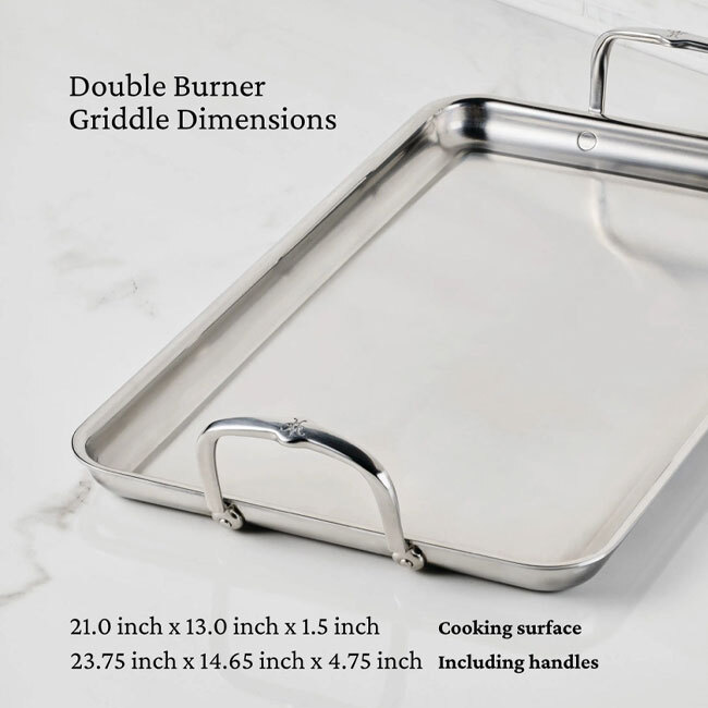 Hestan Provisions Double Burner Griddle | 21” x 13”