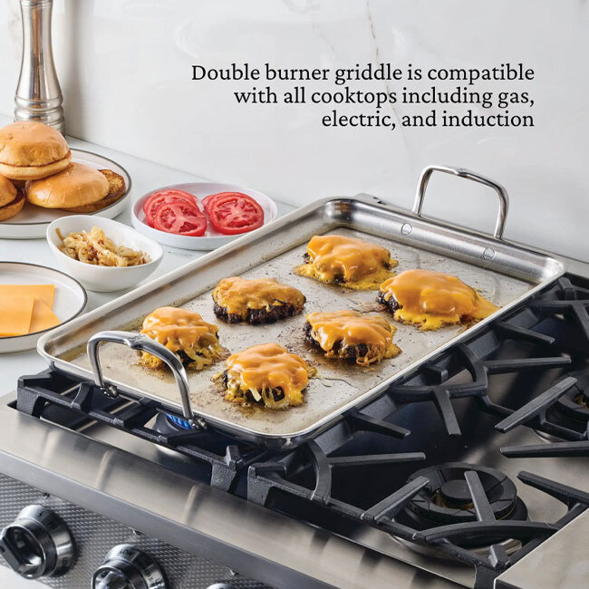 Hestan Provisions Double Burner Griddle | 21” x 13”