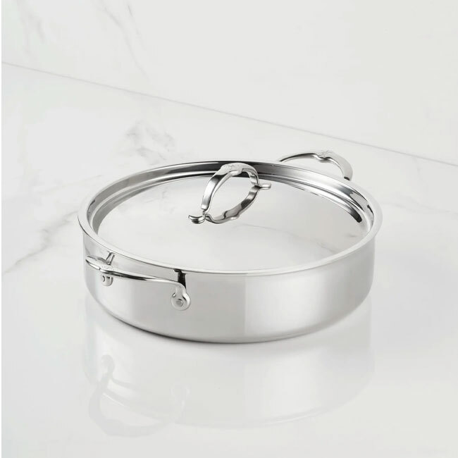 Product Hestan ProBond® Luxe™ Polished Clad Stainless Steel 6 Qt. Rondeau w/Lid