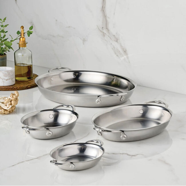 Hestan Provisions 8.5” x 6.5” Oval Au Gratin