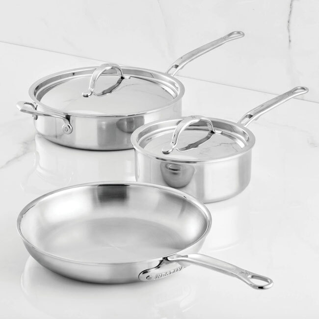 Product Hestan ProBond® Luxe™ Polished Clad Stainless Steel Signature Set | 5-Piece