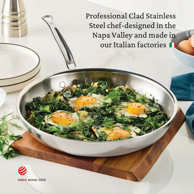 Hestan ProBond® Luxe™ Polished Clad Stainless Steel Signature Set | 5-Piece - 11