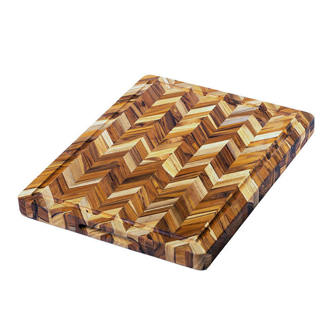 Product Teakhaus Herringbone Cutting Board | Medium 321