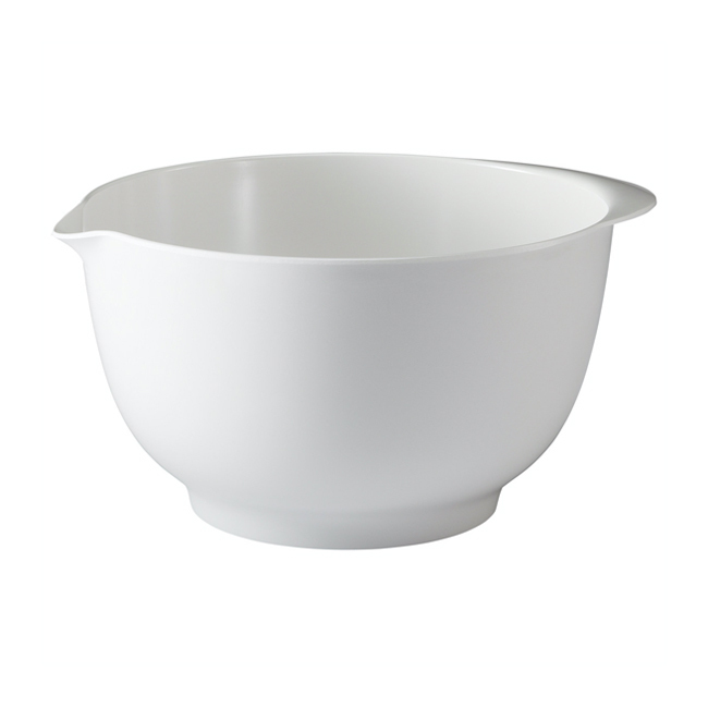 Gourmac 3 Liter Melamine Mixing Bowl | White