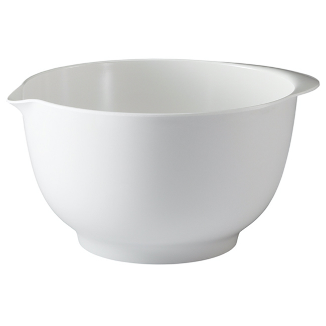 Gourmac 4 Liter Melamine Mixing Bowl | White
