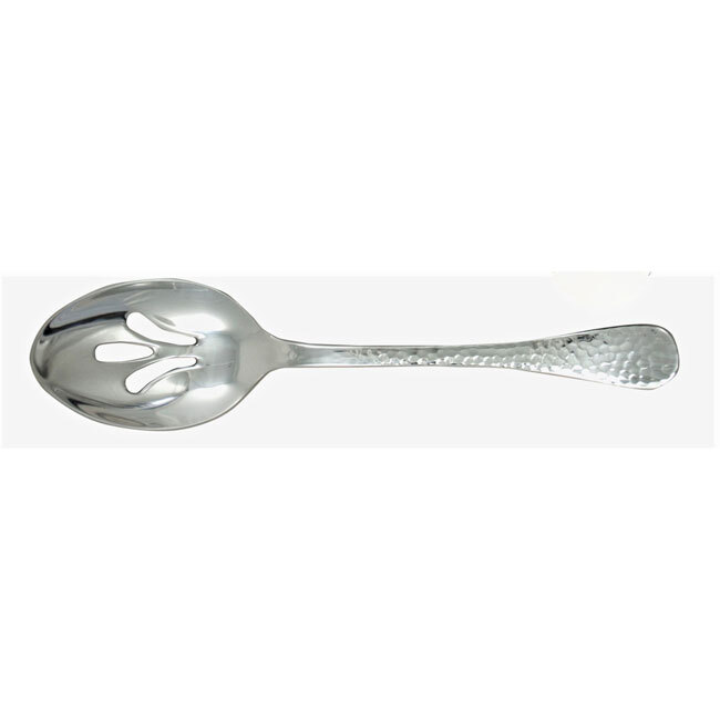 Ginkgo Lafayette Stainless Steel Pierced Serving Spoon