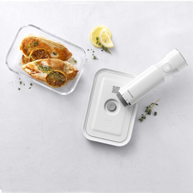 Zwilling Fresh & Save Large Glass Vacuum Container | Grey