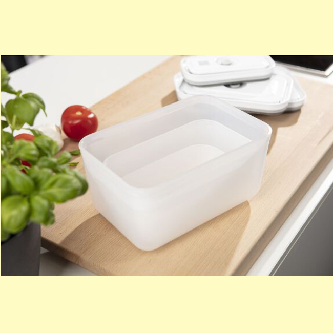 Zwilling Fresh & Save Small Plastic Vacuum Container | Semi-transparent-Grey - nested