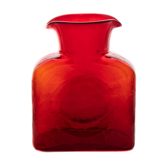 Blenko 384 Glass Bottle | Ruby