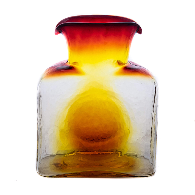 Product Blenko 384 Glass Bottle | Tangerine