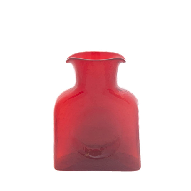 Blenko 384 Mini Glass Water Bottle | Ruby