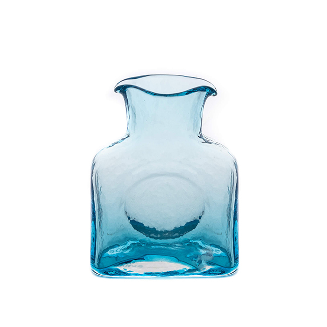 Product Blenko 384 Mini Glass Water Bottle | Ice Blue