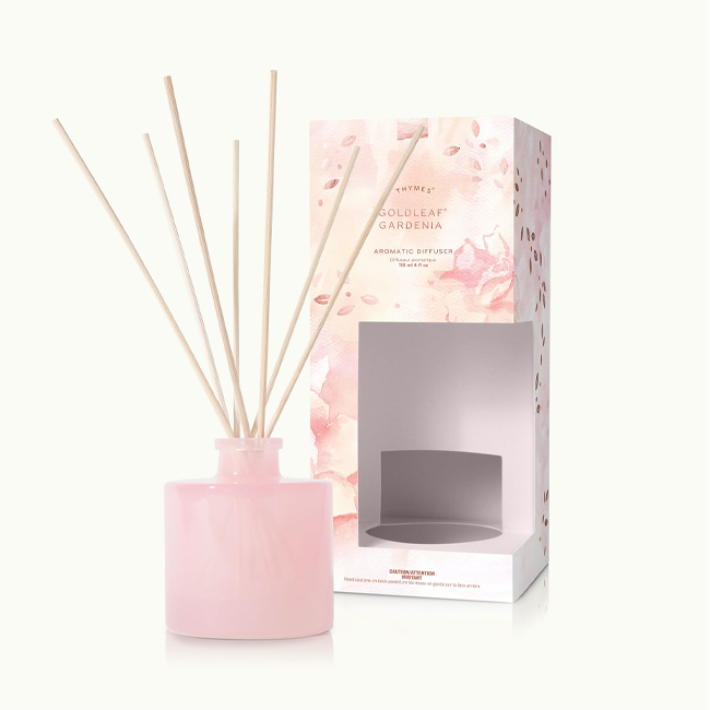 Product THYMES Goldleaf Gardenia Petite Reed Diffuser