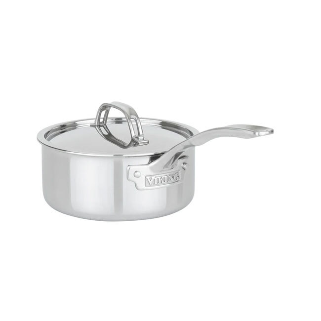 Product VIKING Pureglide Pro 3-Ply 2 Qt. Sauce Pan with Metal Lid