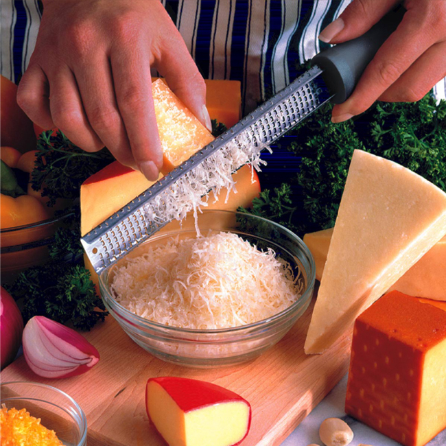Microplane Premium Classic Zester/Grater in use