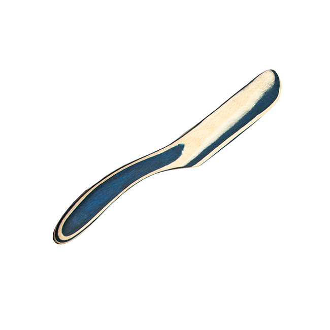 Product Island Bamboo 8” Pakkawood Spreader, Blue