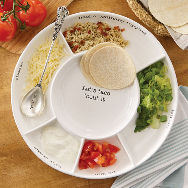 Mud Pie® Circa Ceramic 2-Piece Taco Bar Serving Set