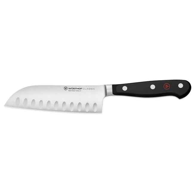 Product Wüsthof Classic 5 Inch Hollow Edge Santoku Knife