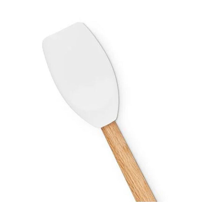 Le Creuset Signature Silicone Spatula Spoon | White - detail