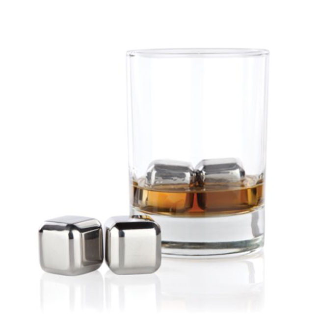 Product True Brands Glacier Rocks® Small Stainless Steel Cubes by Viski®