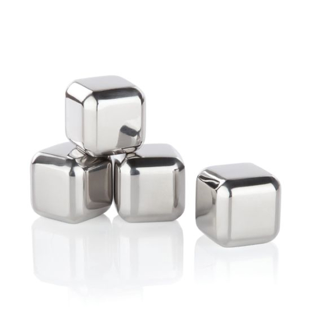 True Brands Glacier Rocks® Small Stainless Steel Cubes by Viski®