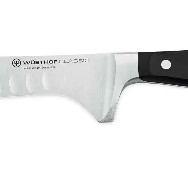 Wüsthof Classic 8 Inch Hollow Edge Butchers Knife - Bolster