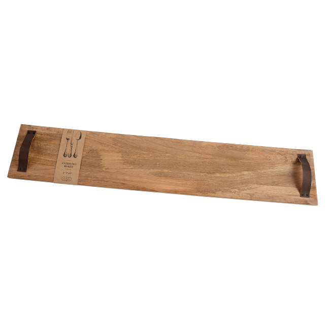 Mud Pie® Long Oversized Wood Charcuterie Serving Board