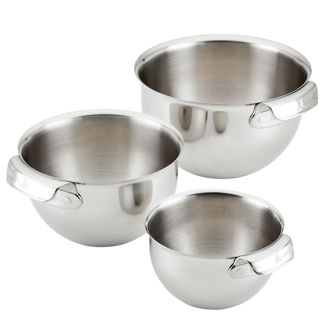 Hestan Provisions Stainless Steel Mixing Bowl Set, 3-Piece