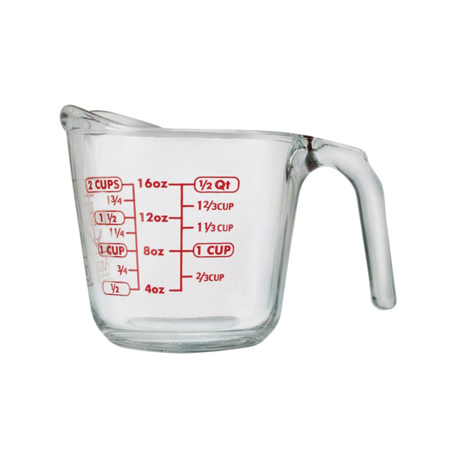 Product HIC | Anchor Glass Measuring Cup | 2 Cups