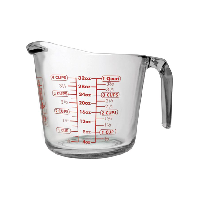 HIC | Anchor Glass Measuring Cup | 4 Cup