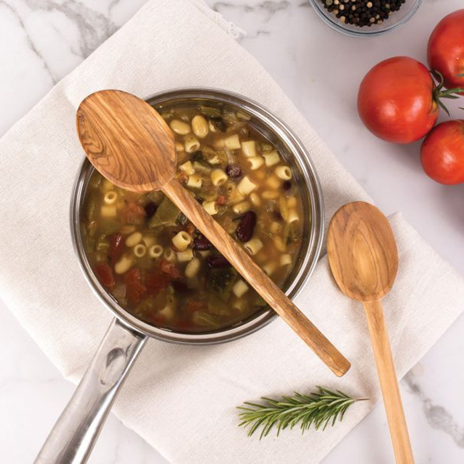 HIC | Eddington’s Italian Olive Wood Spoon | 10”	