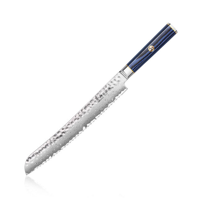 Cangshan KITA Series Blue 9” Bread Knife with Sheath