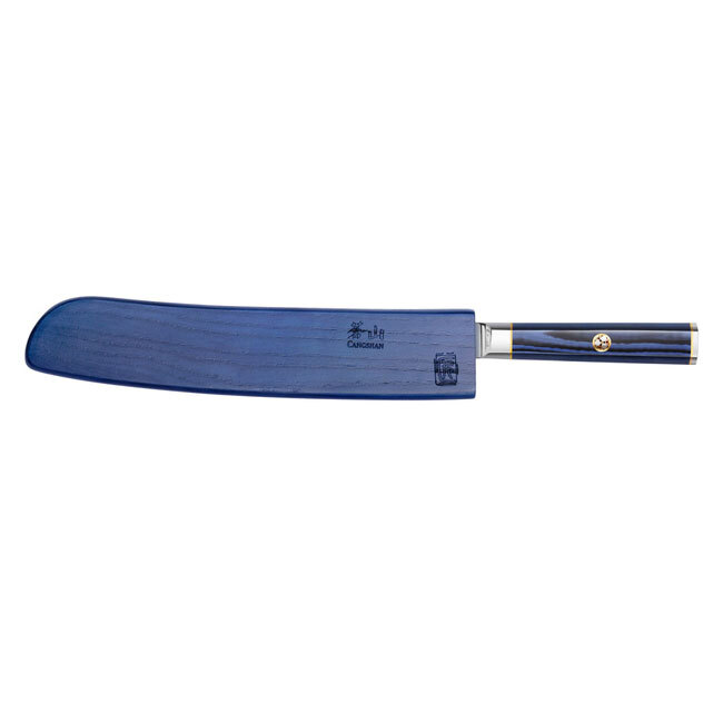 Cangshan KITA Series Blue 9” Bread Knife with Sheath