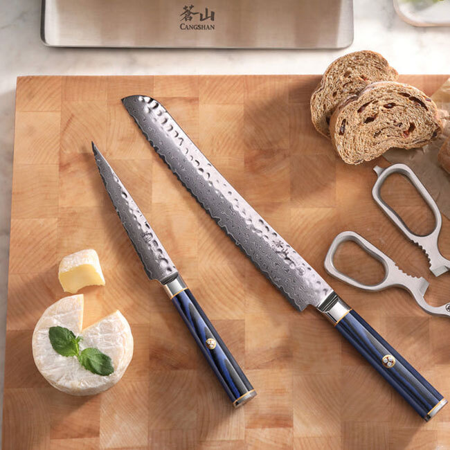 Cangshan KITA Series 9” Bread Knife with Sheath with other products