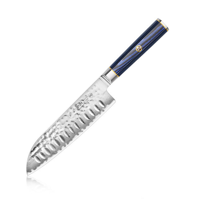 Cangshan KITA Series Blue 7” Santoku Knife with Sheath	