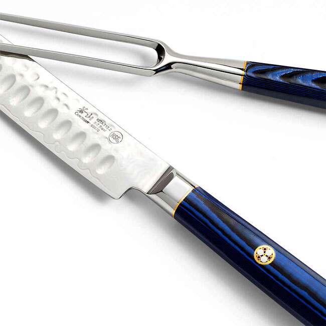 Cangshan KITA Series Blue 2-Piece Carving Set