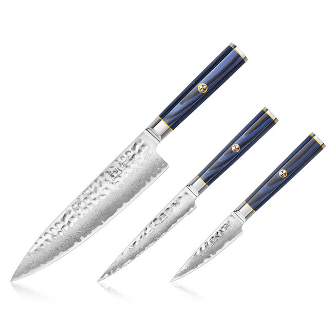 Cangshan KITA Series Blue 3-Piece Starter Knife Set