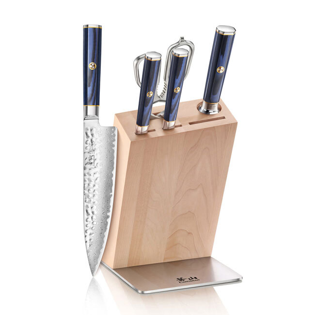 Cangshan KITA Series 6-Piece Knife HUA Block Set | Maple