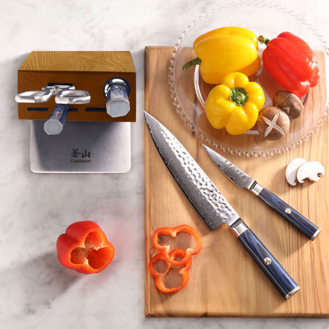 Cangshan KITA Series 6-Piece Knife HUA Block Set | Maple