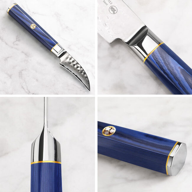 Cangshan KITA Series Blue 2.5” Peeling Knife with Sheath