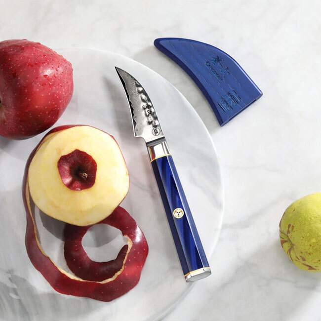 Cangshan KITA Series Blue 2.5” Peeling Knife with Sheath
