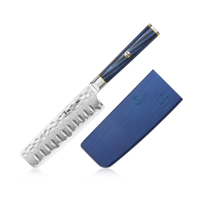 Cangshan KITA Series Blue 5” Nakiri Knife with Sheath