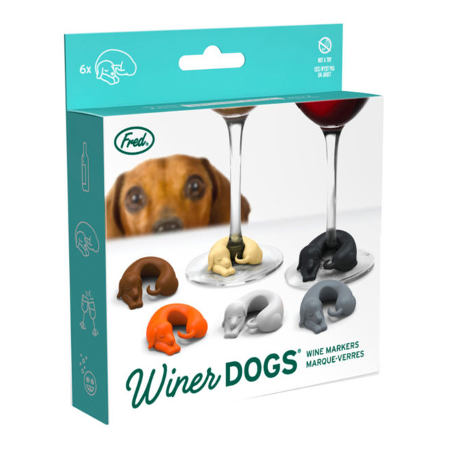 Winer Dogs Dachshund Drink Markers Box