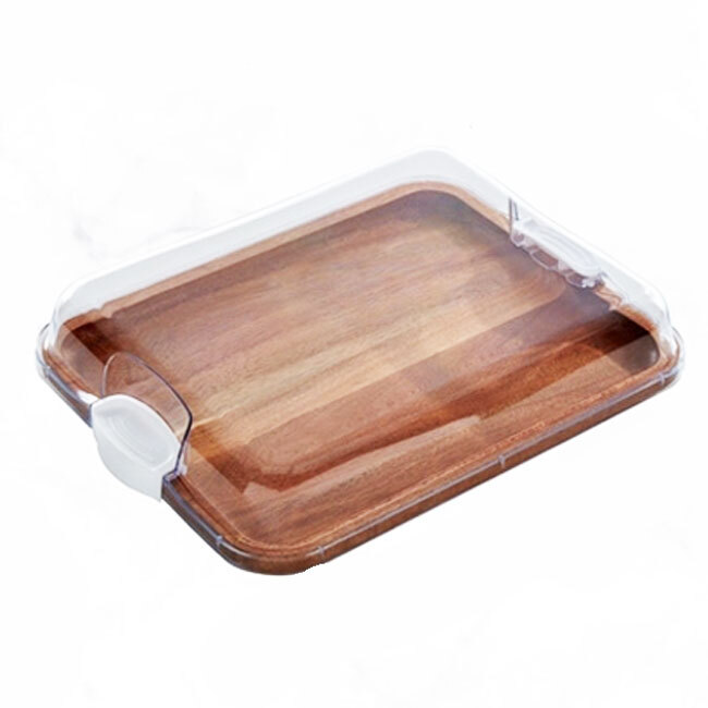 Product Build-A-Board™ Cutting Board with Clear Locking Lid, 14” x 11”