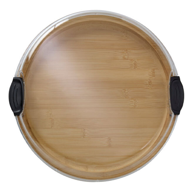 Build-A-Board™ Cutting Board with Clear Locking Lid, 14” Round