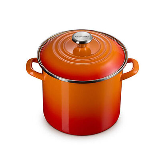 Le Creuset Enamel on Steel 6 Qt. Stockpot | Flame