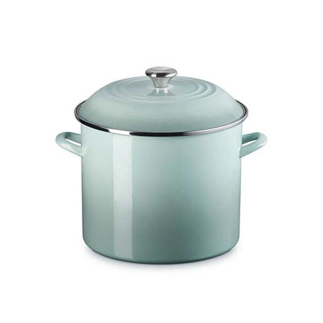 Le Creuset Enamel on Steel 6 Qt. Stockpot | Sea Salt