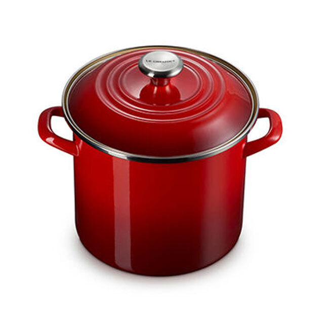 Le Creuset Enamel on Steel 8 Qt. Stockpot | Cerise